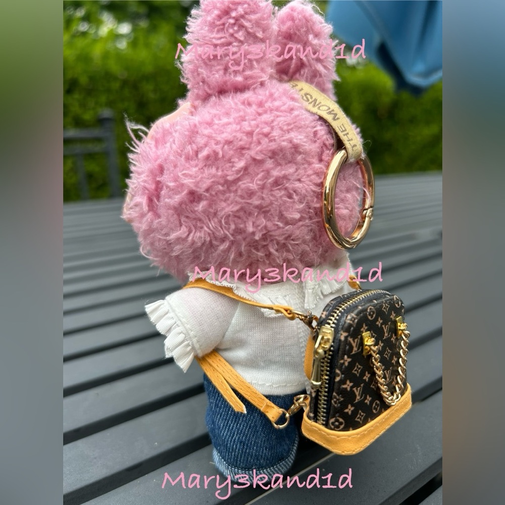 Labubu purse / backpack accessory  Designer Mini Backpack - Picture 2 of 13